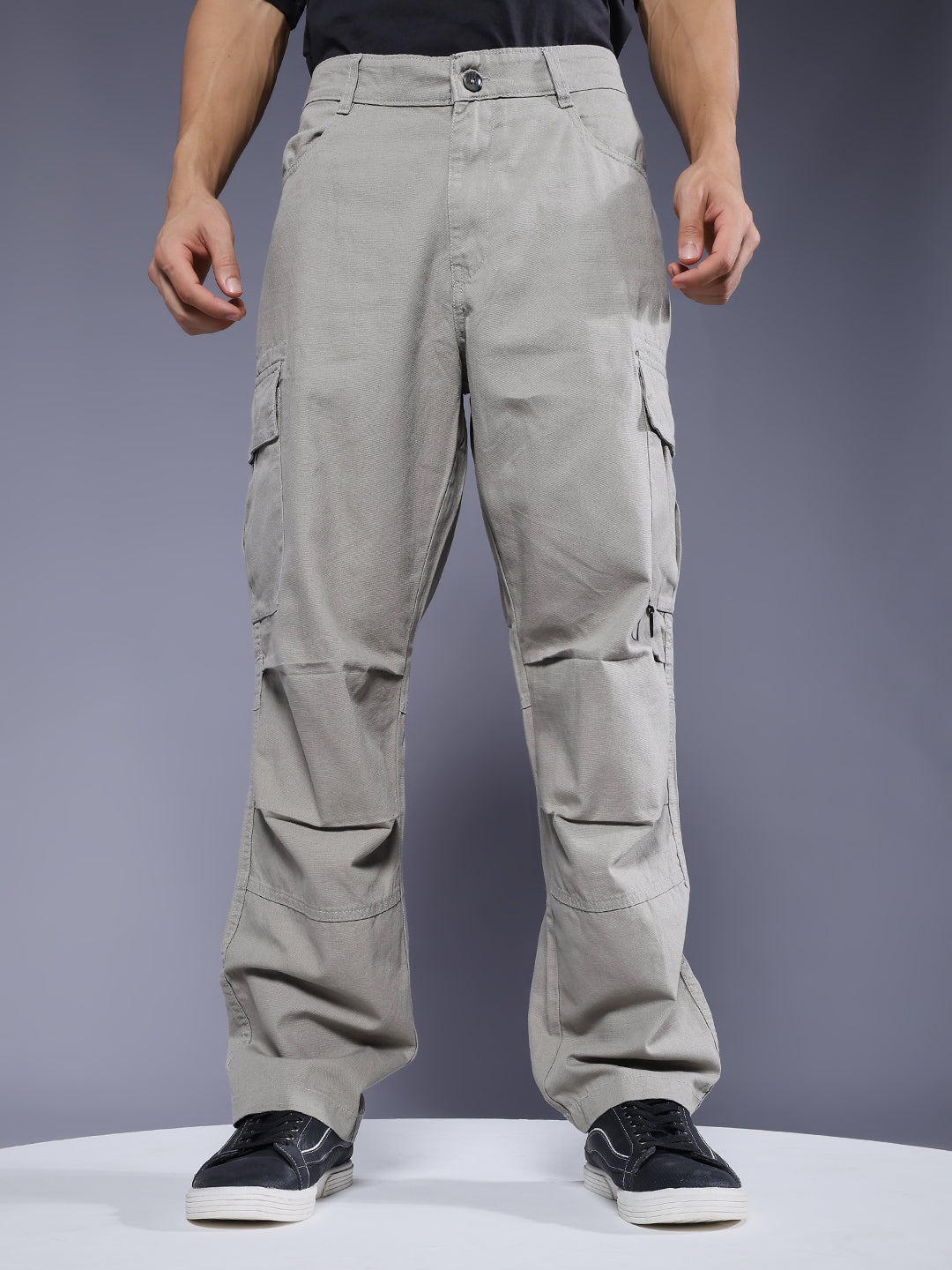 Men Utility Cargo - Ash Grey