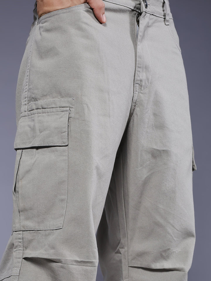 Men Utility Cargo - Ash Grey