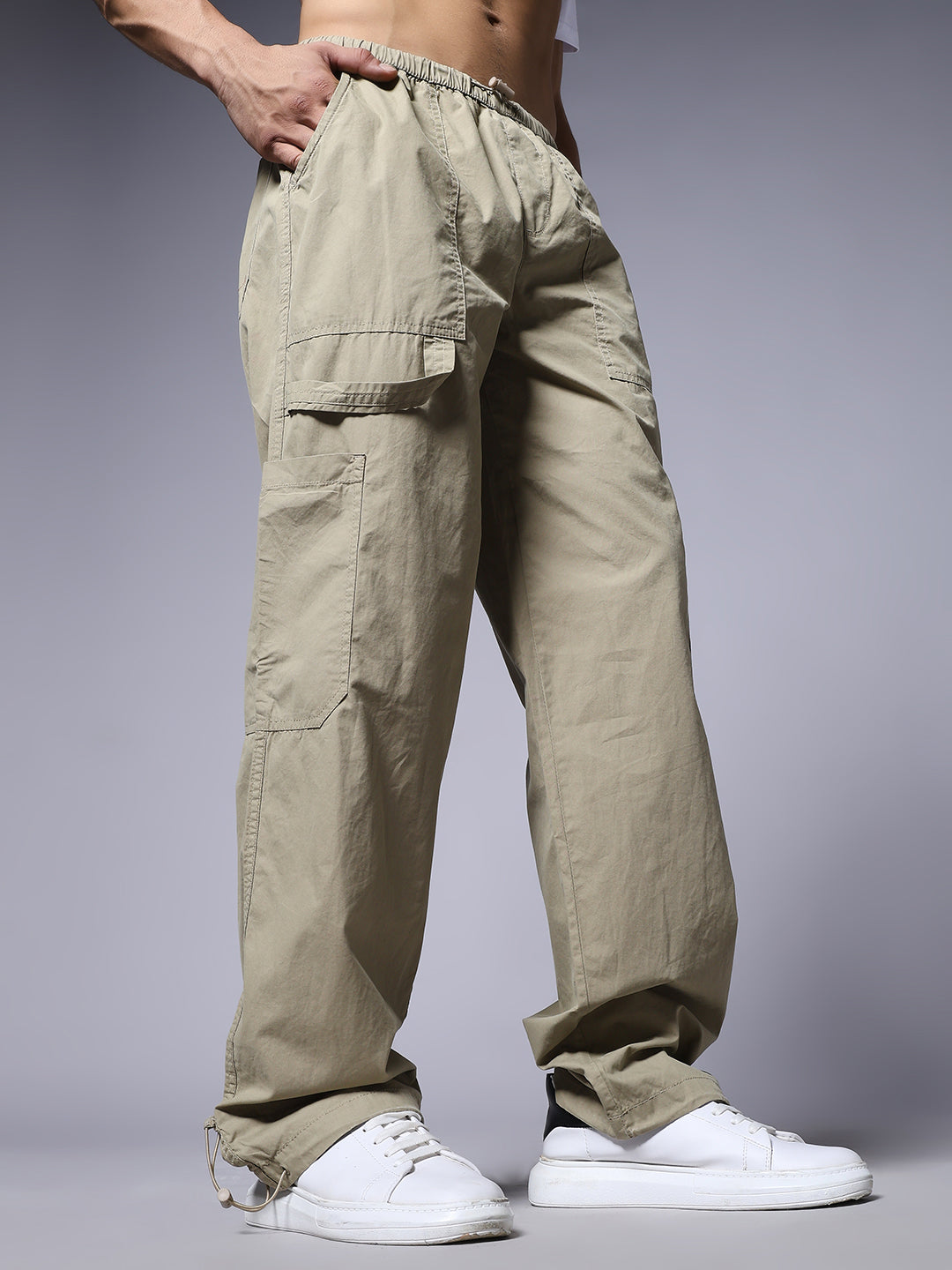 Parachute Pants For Men - Beige | Parachute Pants | PRONK – pronk.in