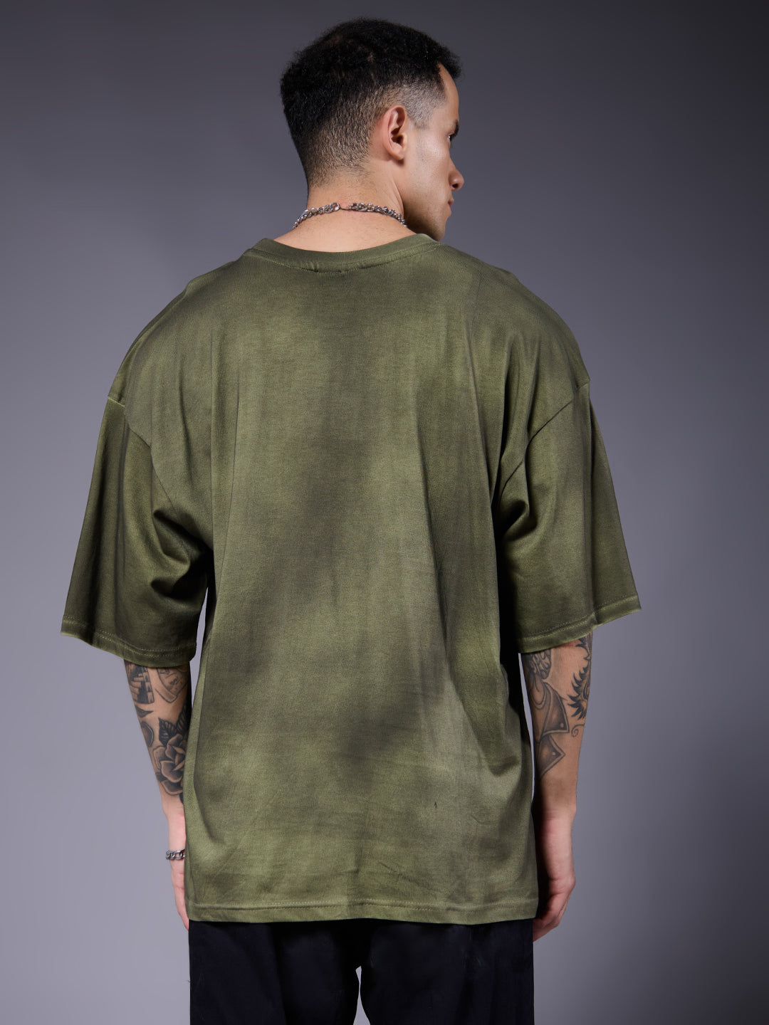 Men Retro Washed Oversized T-Shirt