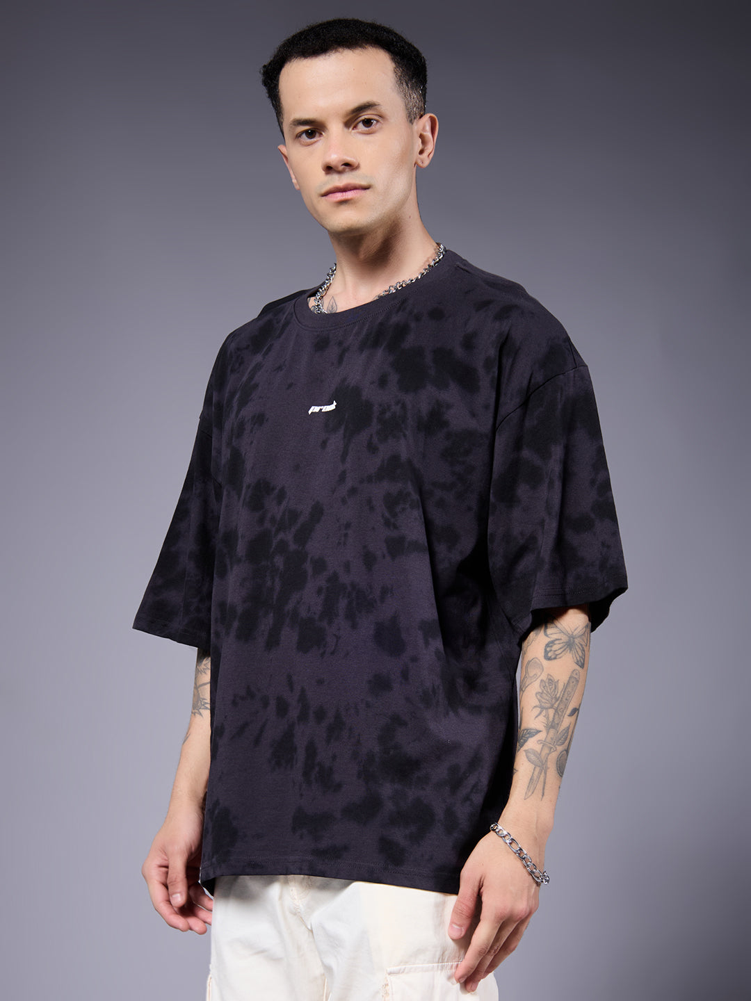 Men Retro Washed Oversized T-Shirt