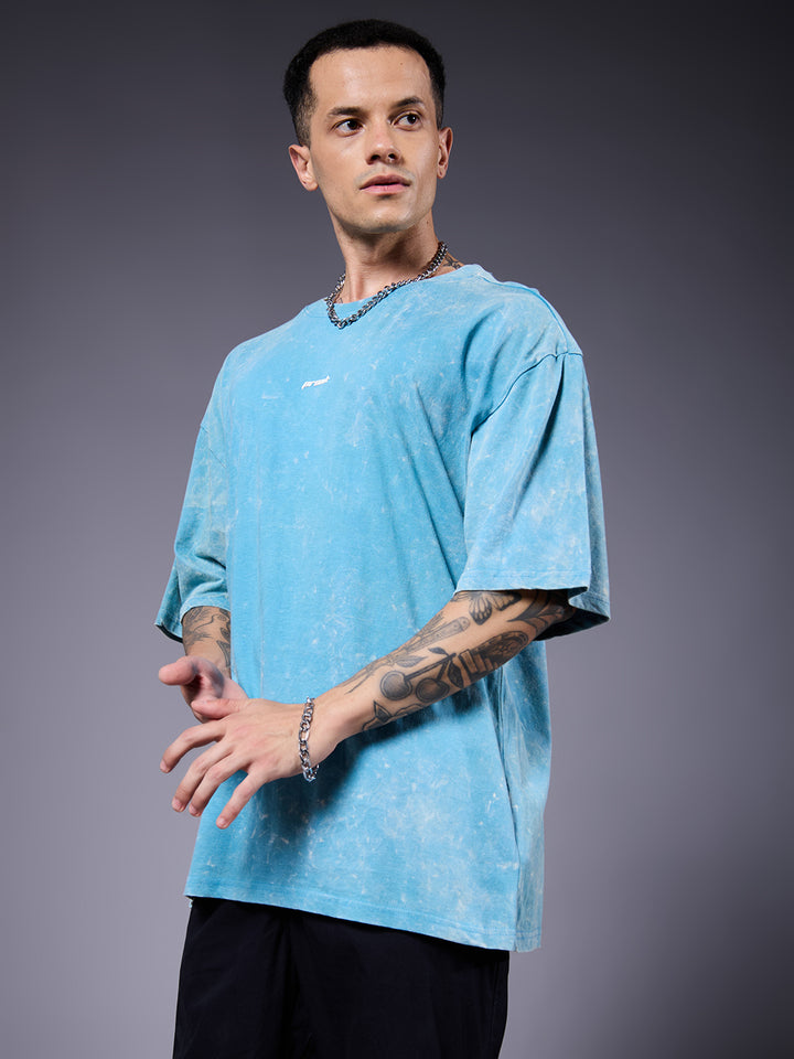 Men Retro Washed Oversized T-Shirt