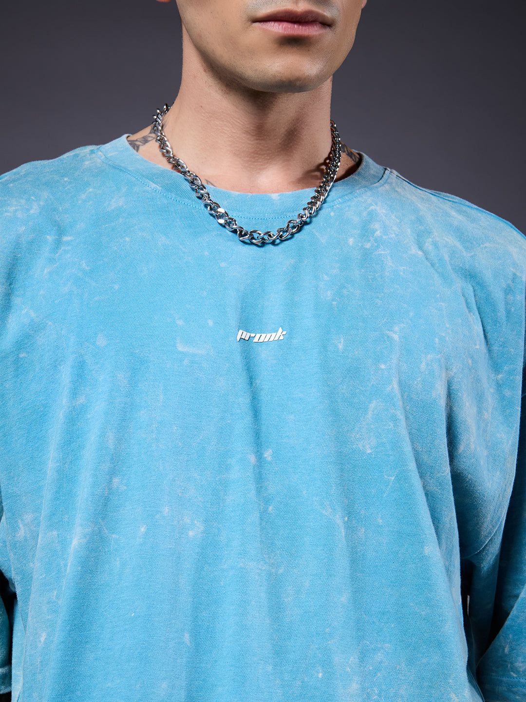 Men Retro Washed Oversized T-Shirt