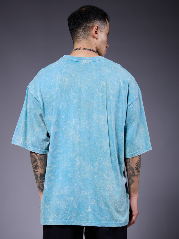Men Retro Washed Oversized T-Shirt
