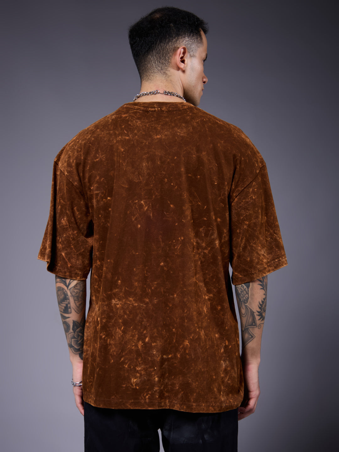 Men Retro Washed Oversized T-Shirt