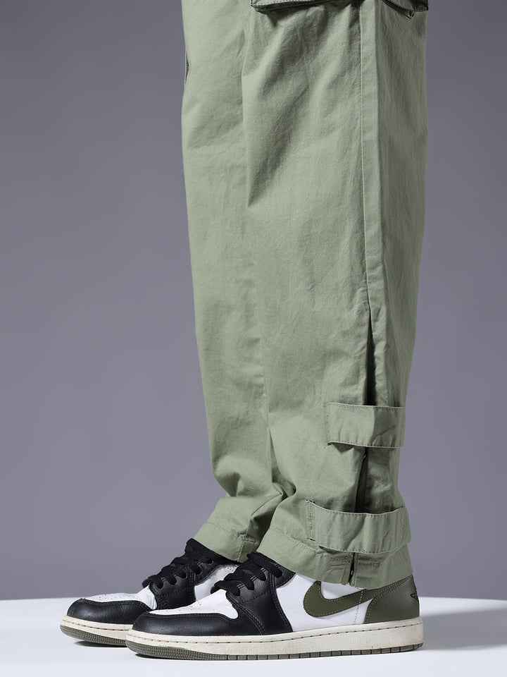Men Utility Cargo - Mint Green