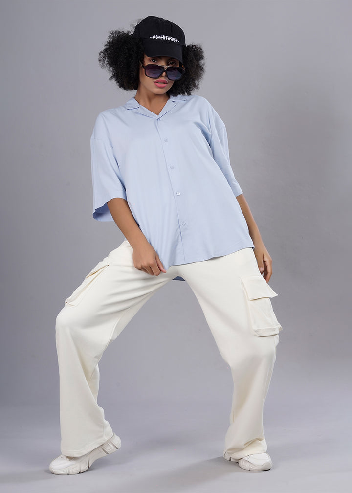 ReUnion Womens Fluidic Oversized Shirt