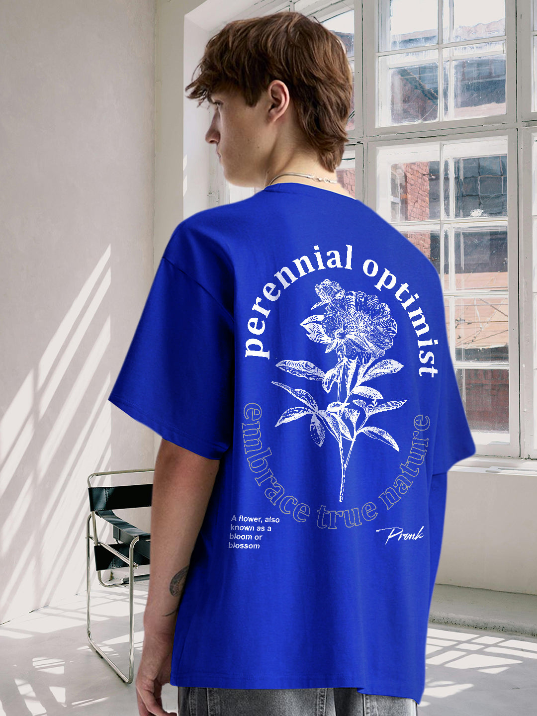 True Nature Men Oversized Printed T-Shirt | Printed T-Shirt