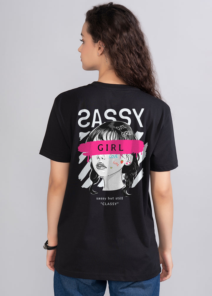 Sassy Girl Women Boyfriend T-Shirt