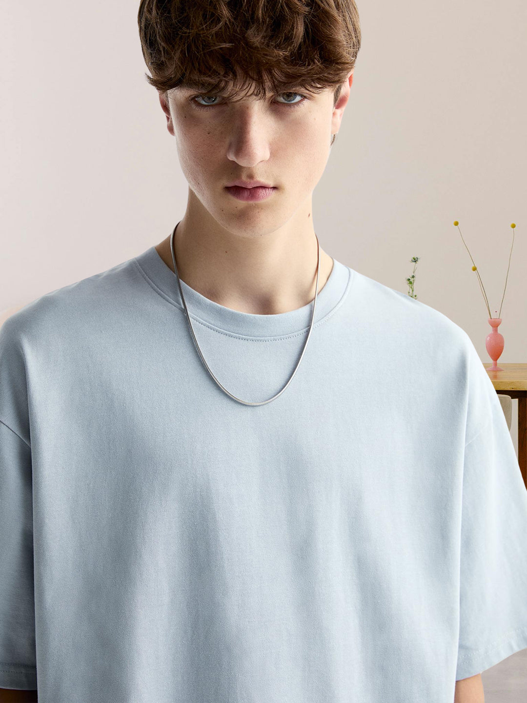 Pronk Solid Men Premium Oversized Terry T-shirt