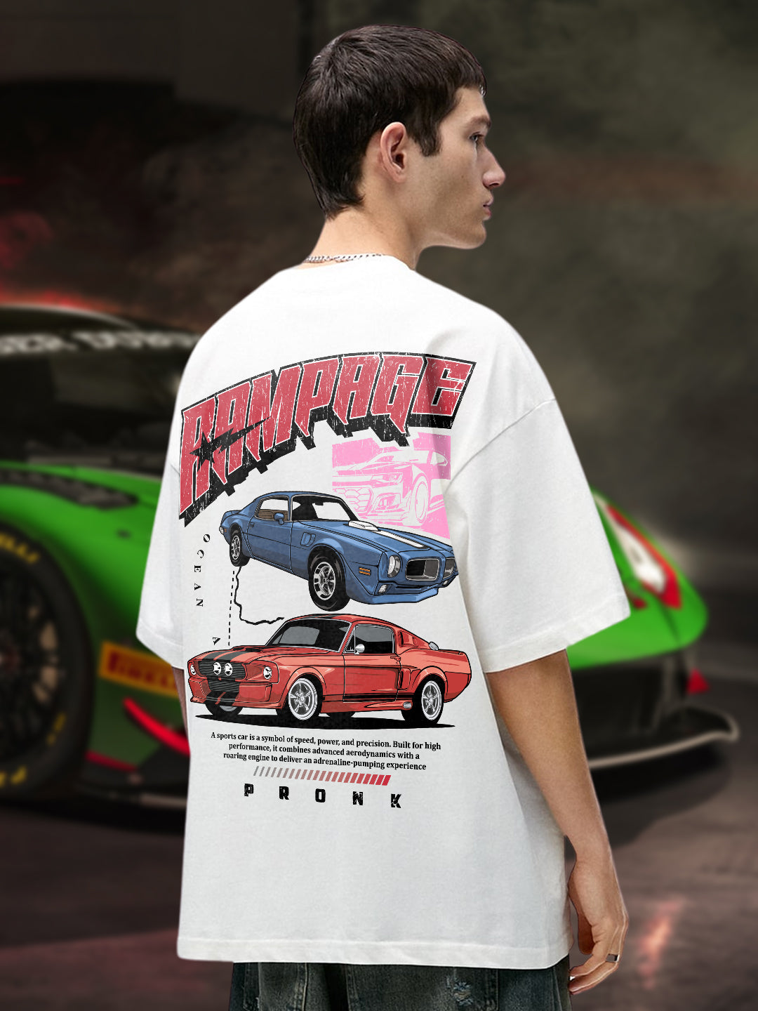 Rampage Men Graphic Oversized Printed T-Shirt | PRONK – pronk.in