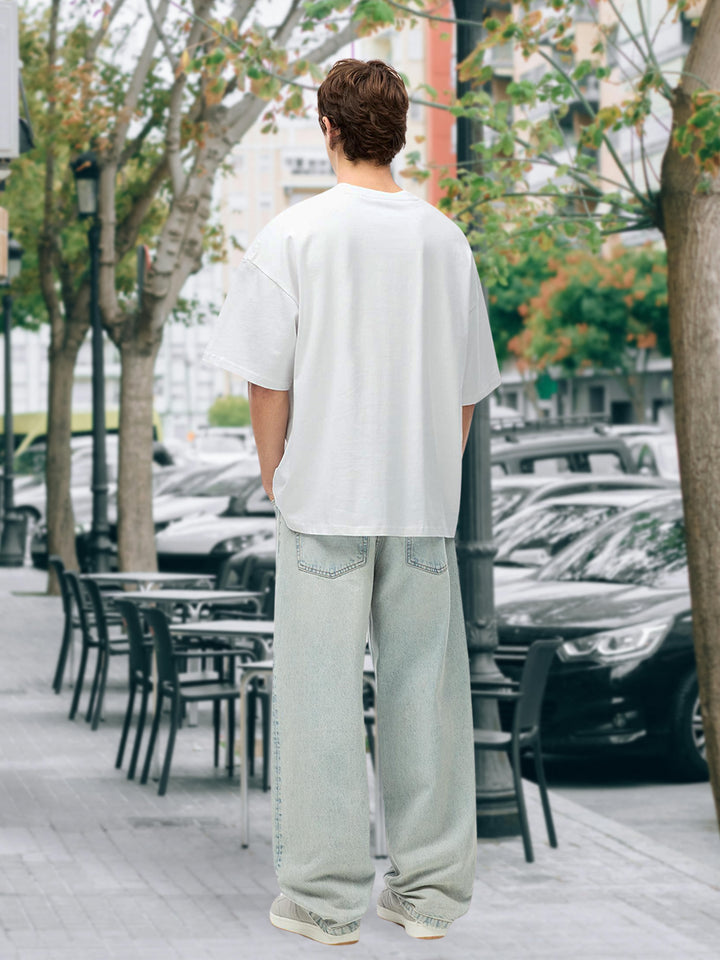 Aggressive Men Printed Oversized  T-Shirt