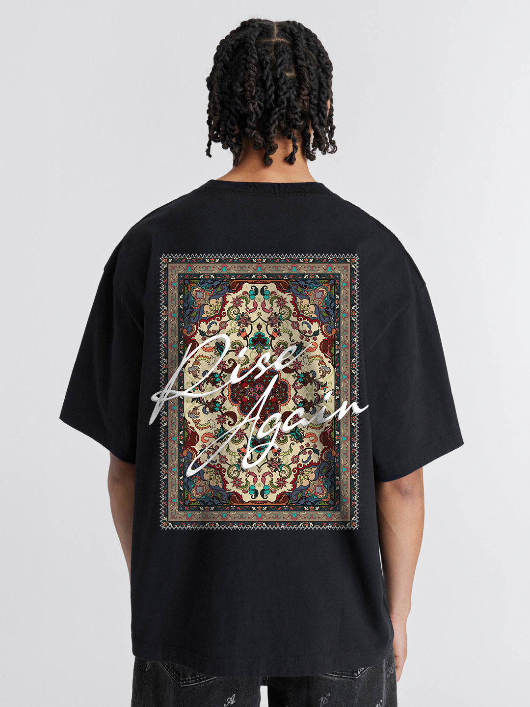 Rise Again Men Oversized Printed T-Shirt PRONK –