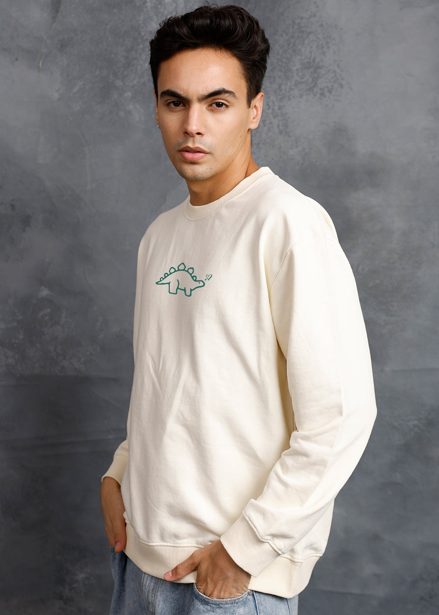 Nice To Me Men Drop Shoulder Premium Terry Sweatshirt