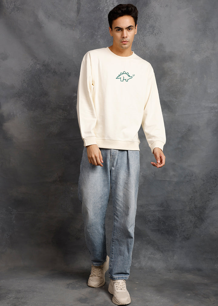 Nice To Me Men Drop Shoulder Premium Terry Sweatshirt