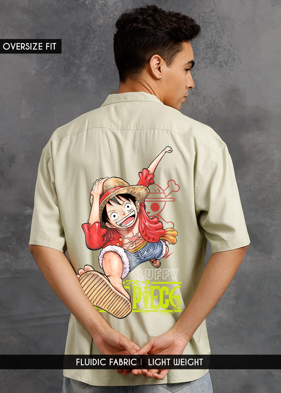 Run Luffy Mens Fluidic Oversized Shirt