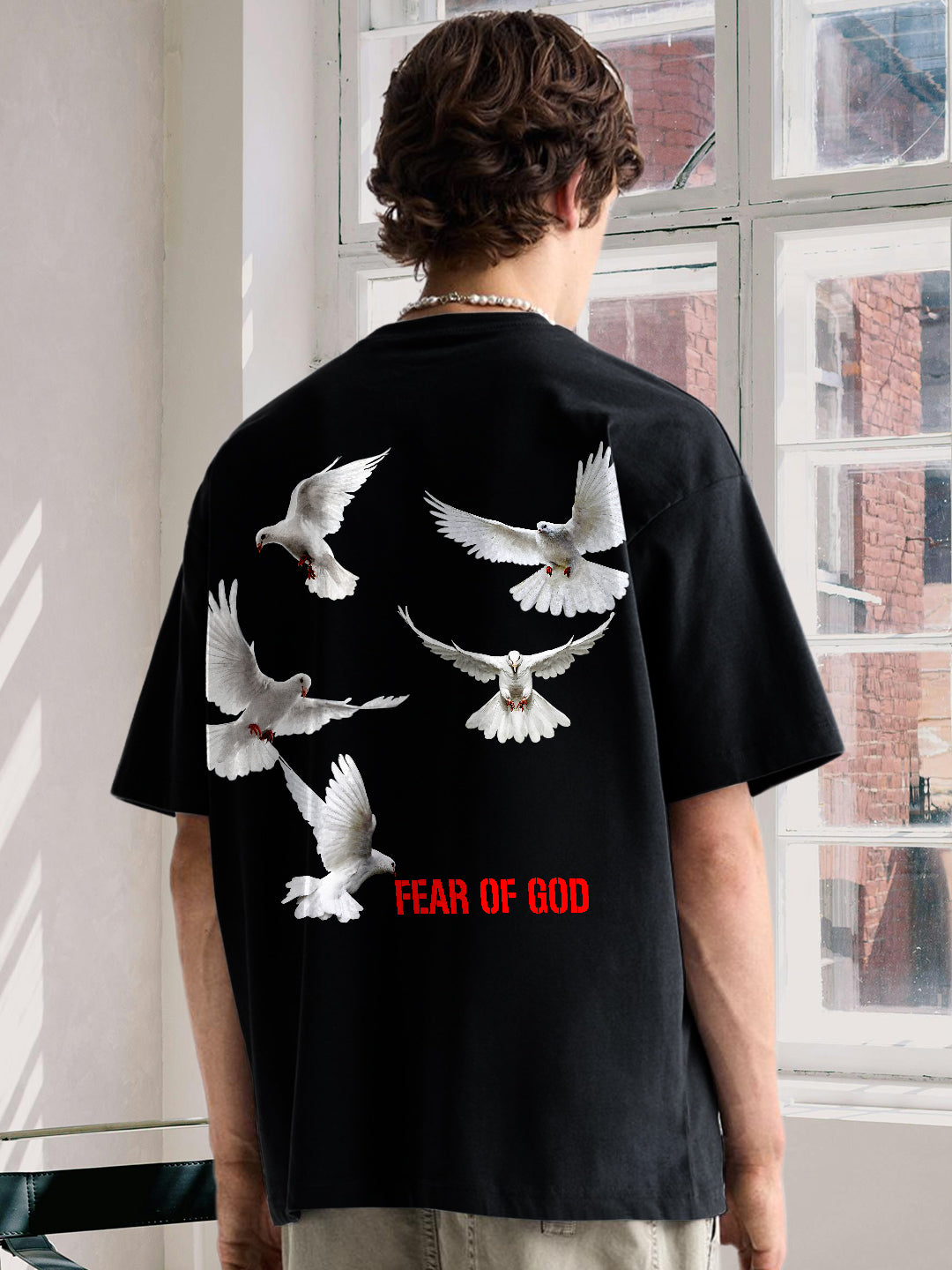 Fear Of God Men Graphic Printed Oversized T-Shirt – pronk.in