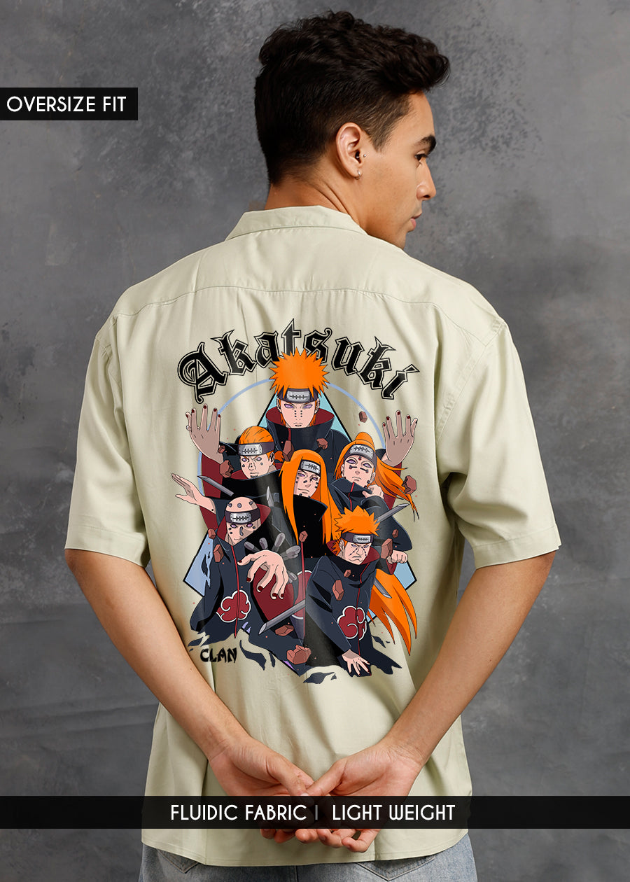 Akatsuki Clan Mens Fluidic Oversized Shirt