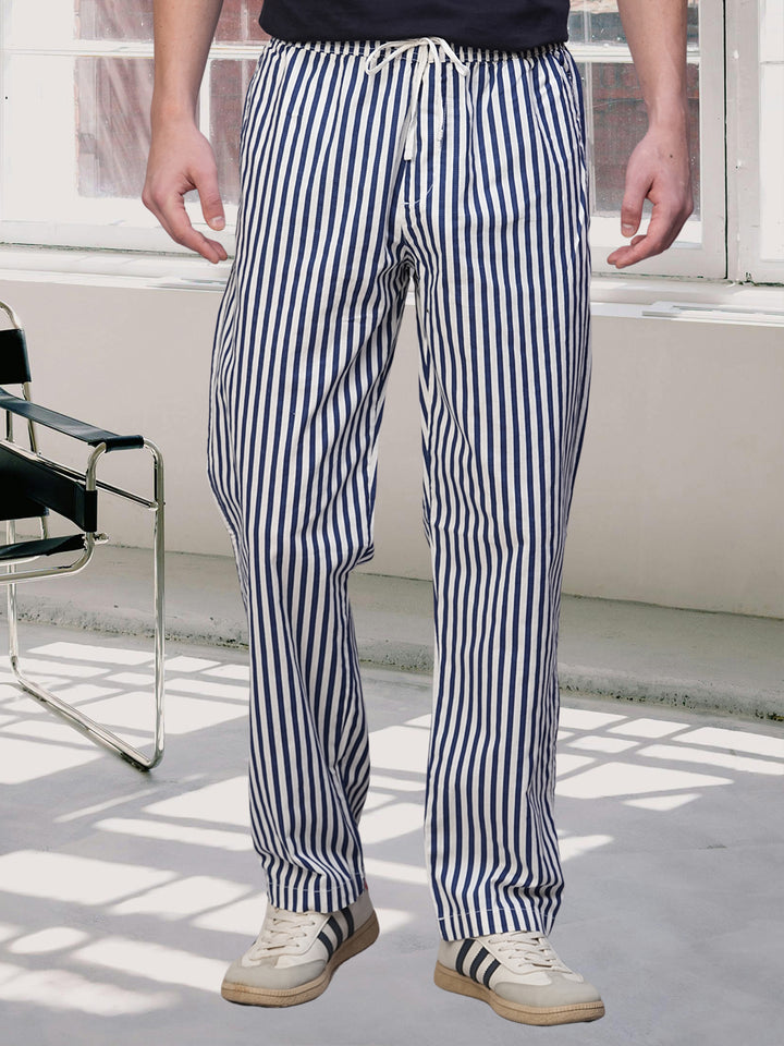 Cotton Pants for Men - Royal Blue