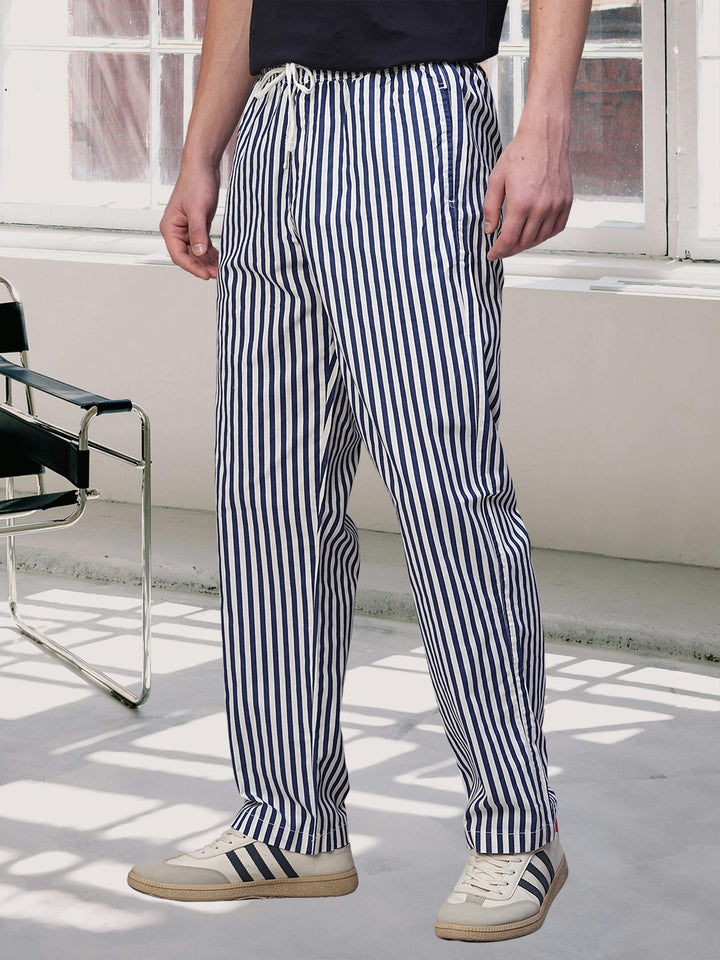 Cotton Pants for Men - Royal Blue