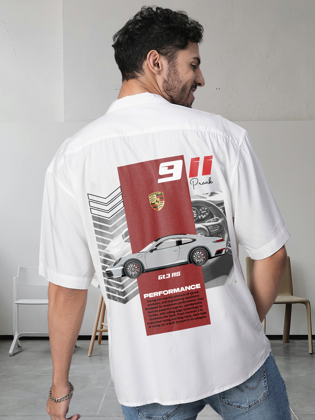 Overdrive GT Mens Fluidic Oversized Shirt