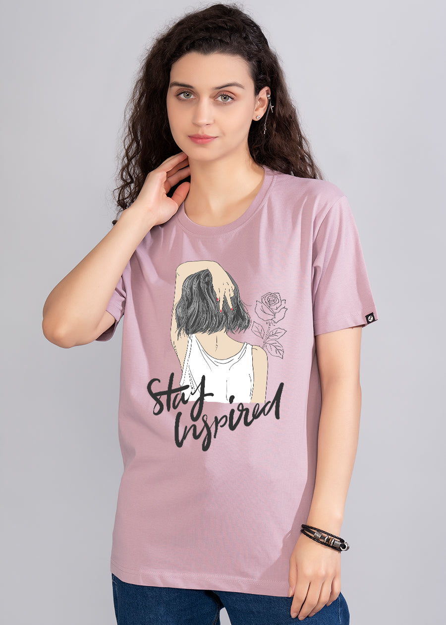 Stay Inspired Women Boyfriend T-Shirt