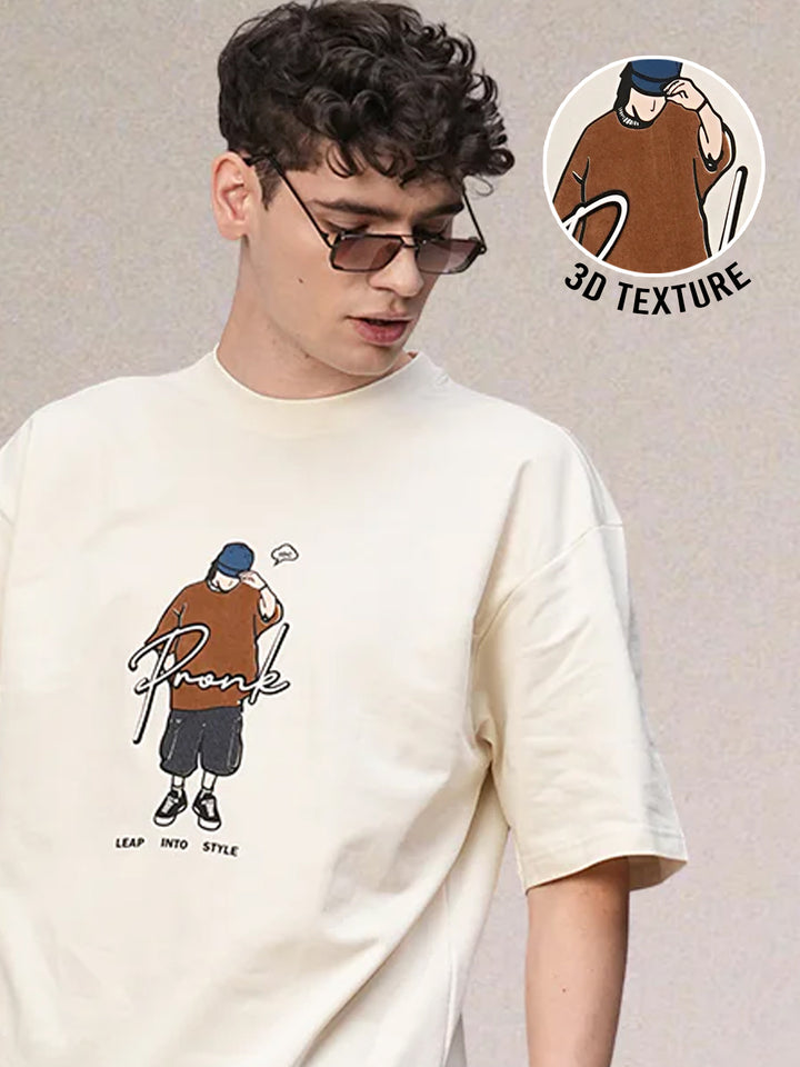 Cool boy Men Premium Oversized Terry T-shirt