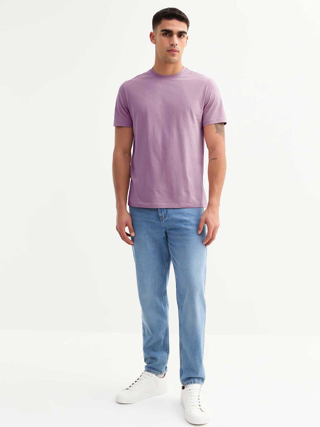 Solid Half Sleeve T-Shirt Men Combo - Pack of 4