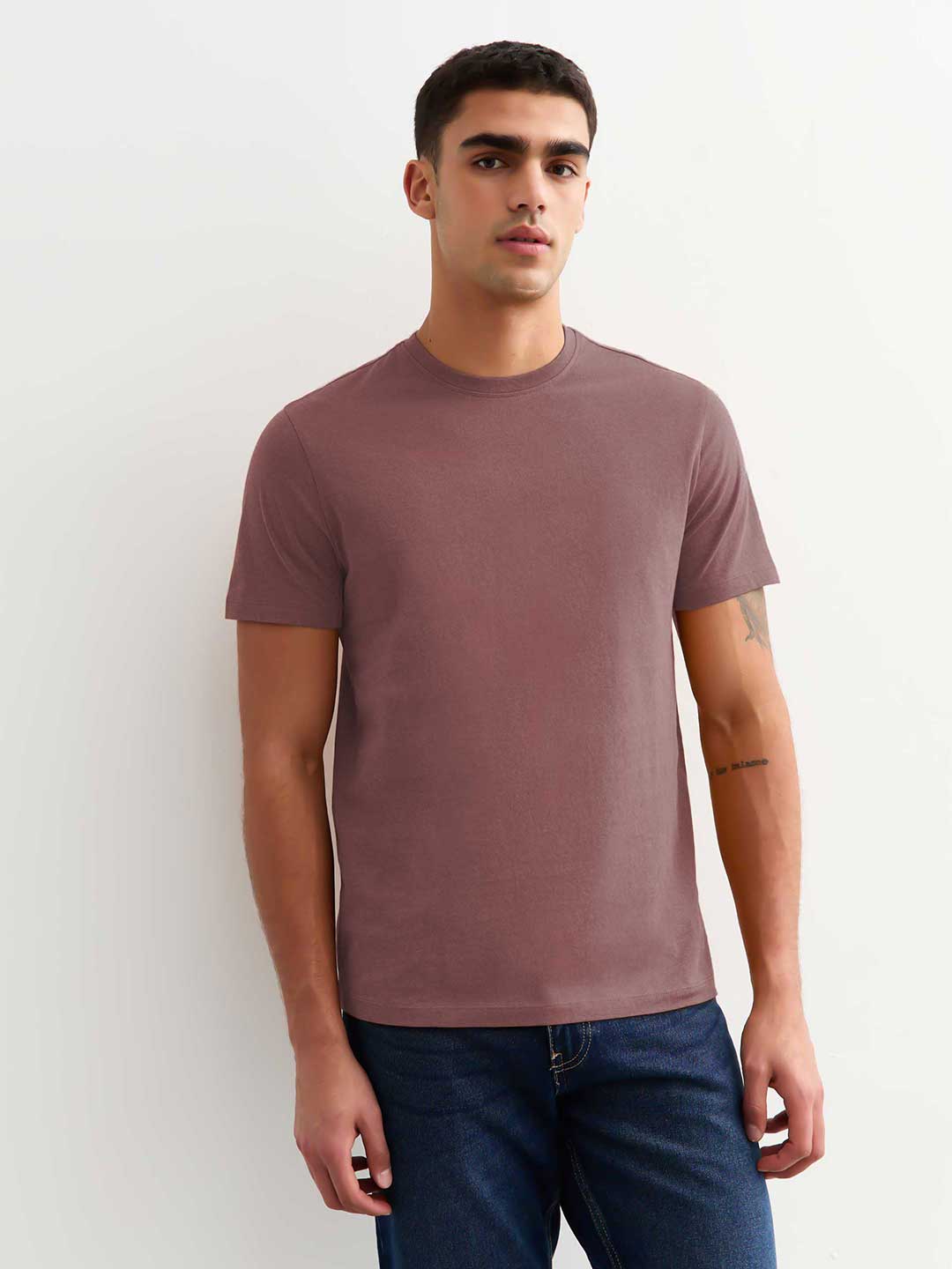 Solid Half Sleeve T-Shirt Men Combo - Pack of 4