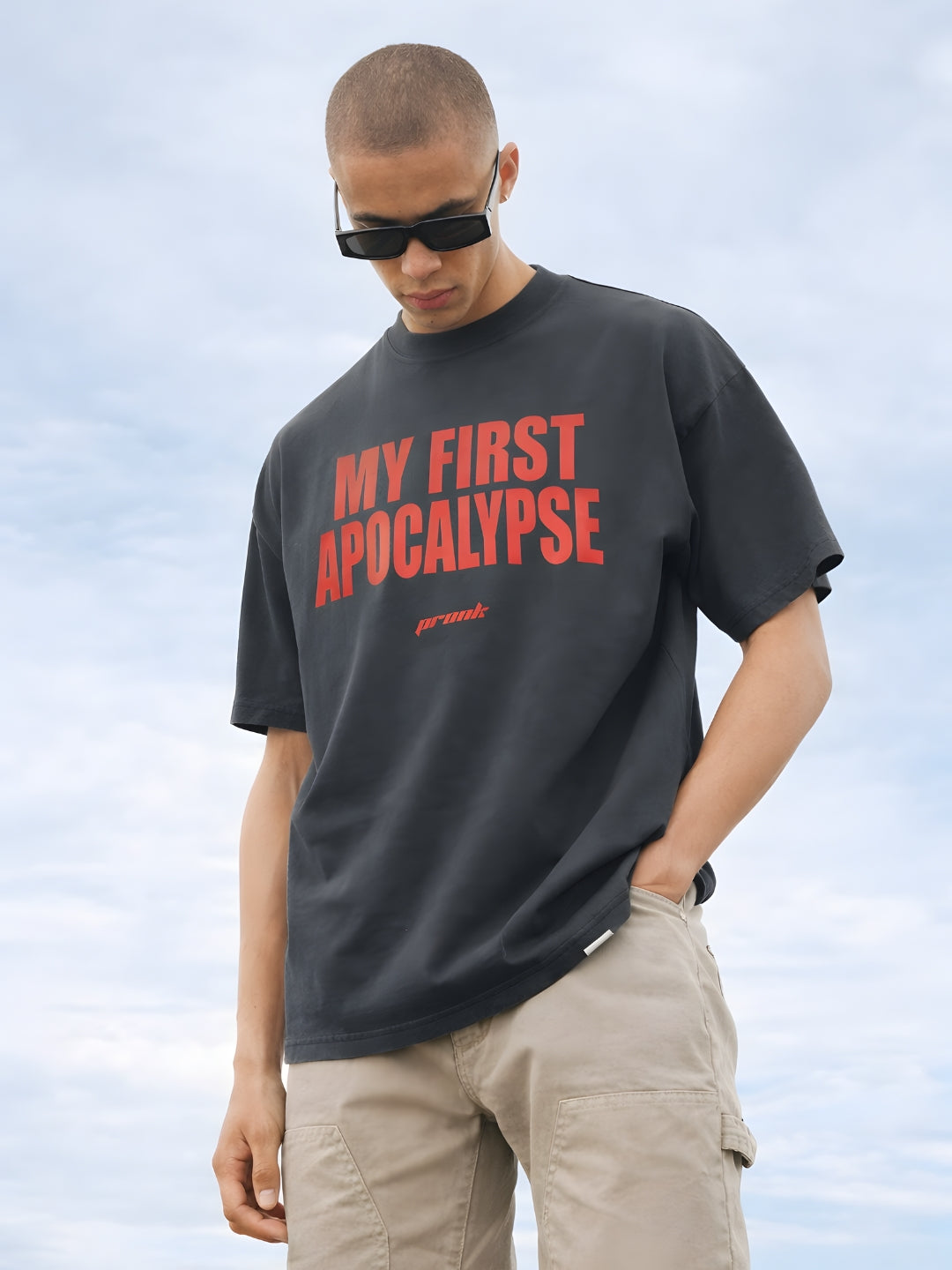 MY FIRST APOCALYPSE Men Printed Oversized T-Shirt – pronk.in