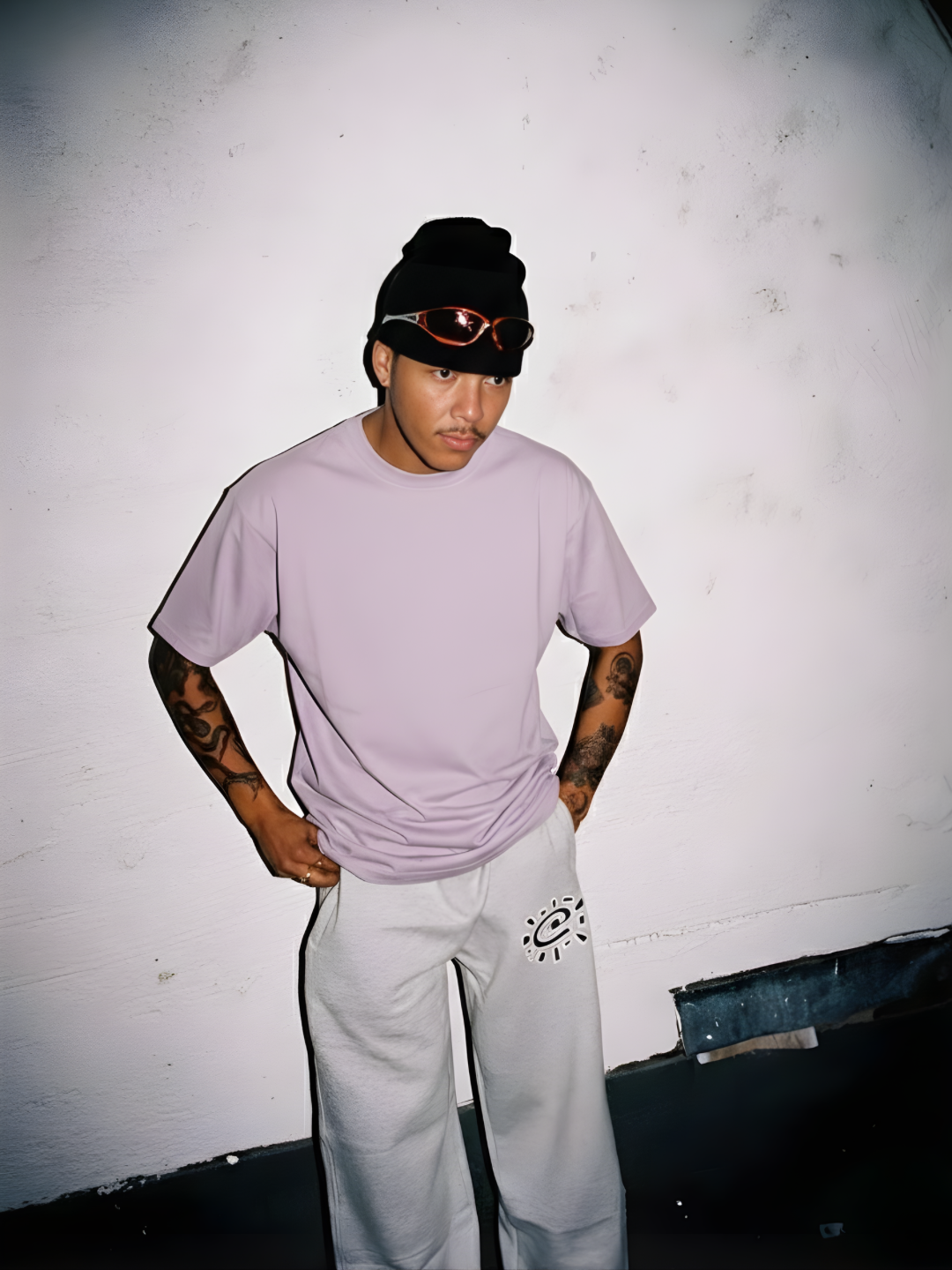Solid Men Oversized T-Shirt | LILAC | PRONK. – pronk.in