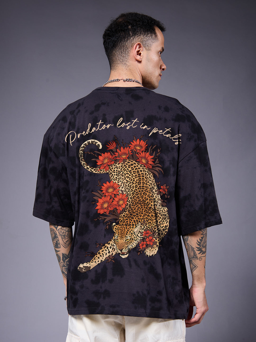 PERLON ジャーマンテクノレーベルTシャツ PREDATOR Men Retro Wash Oversized T-Shirt Dark Grey | PRONK – pronk.in