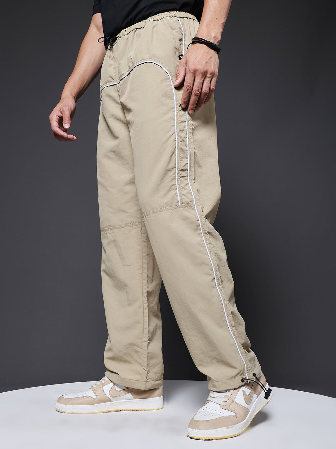 Striped Parachute Pants For Men – pronk.in