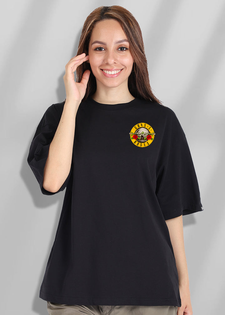 Guns N Roses Women Oversized T-Shirt