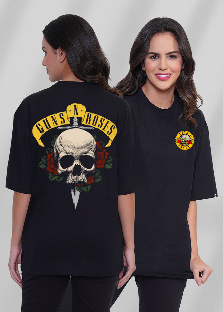 Guns N Roses Women Oversized T-Shirt