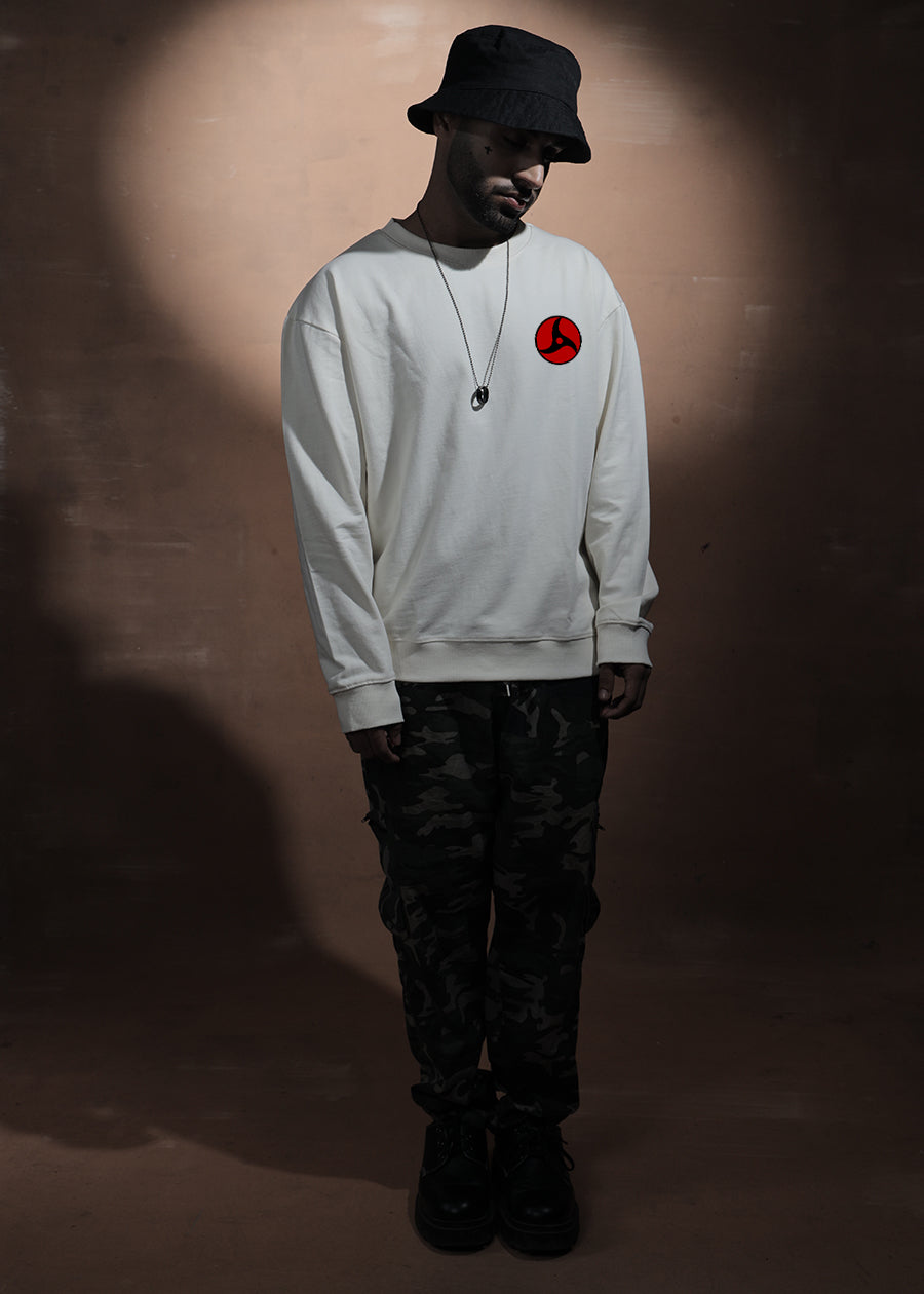 Uchiha Itachi Men Drop Shoulder Premium Terry Sweatshirt