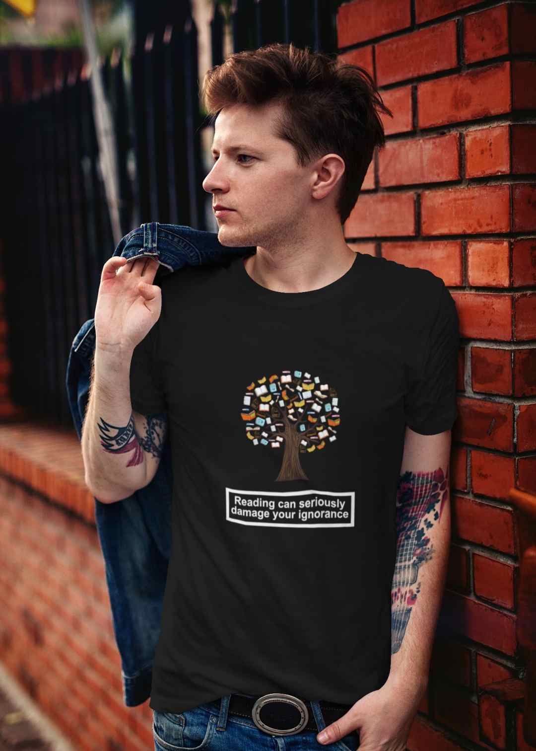 Damage t shirt for men cheap