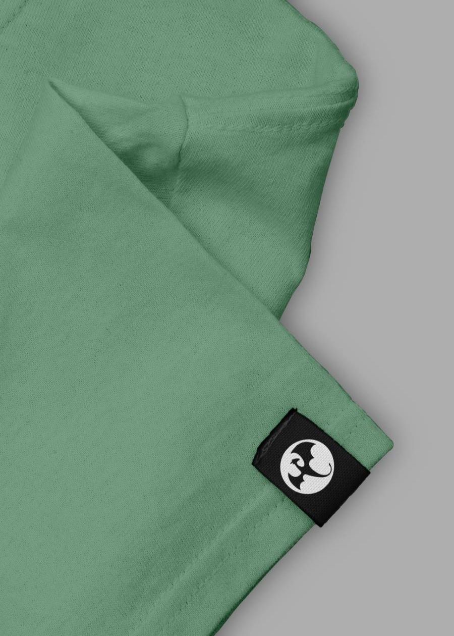 Women Solid Half Sleeve T-Shirt - Mint Green