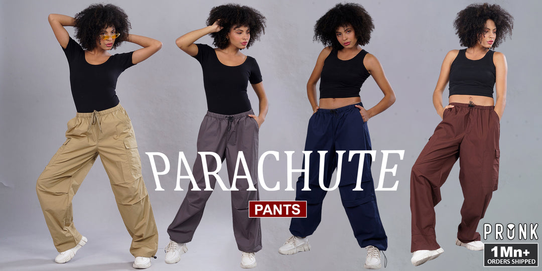 Trendy Ways of Wearing Parachute Pants for Women’s