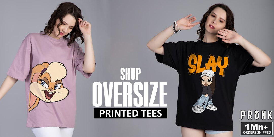 Embrace Comfort and Style with Our Collection of Oversized Women's T-Shirts at Pronk