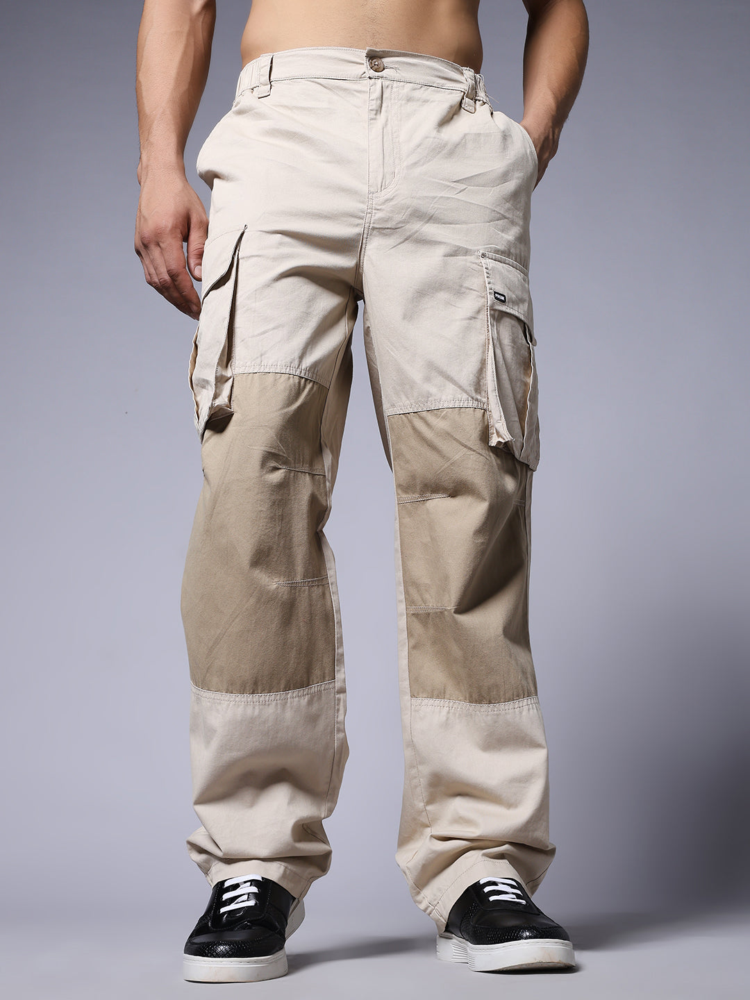 Men Utility Cargo - Beige
