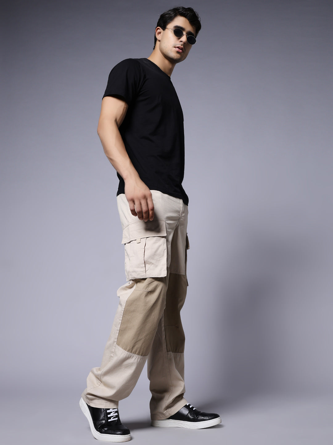 Men Utility Cargo - Beige