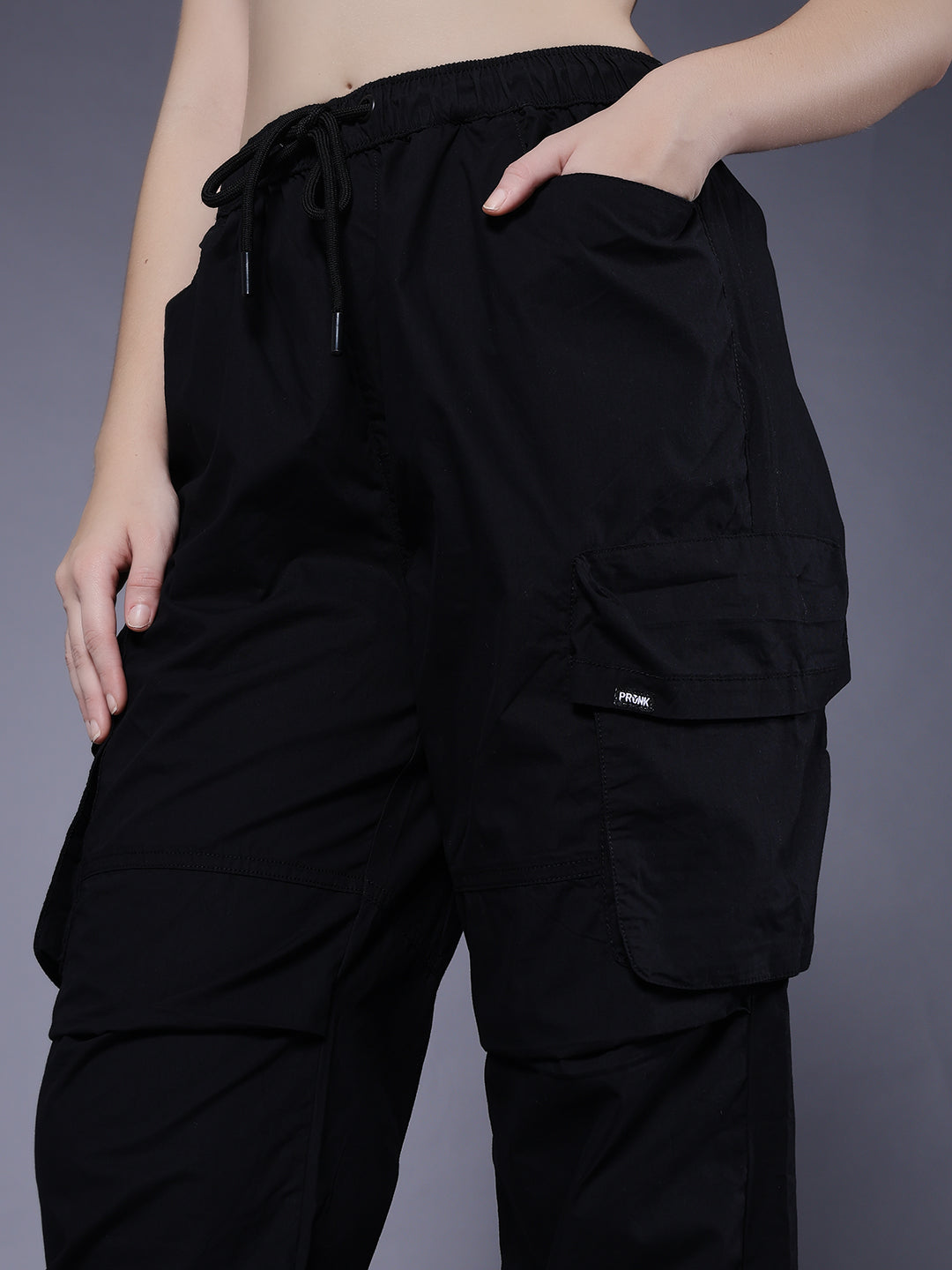 Women Utility Cargo - Black