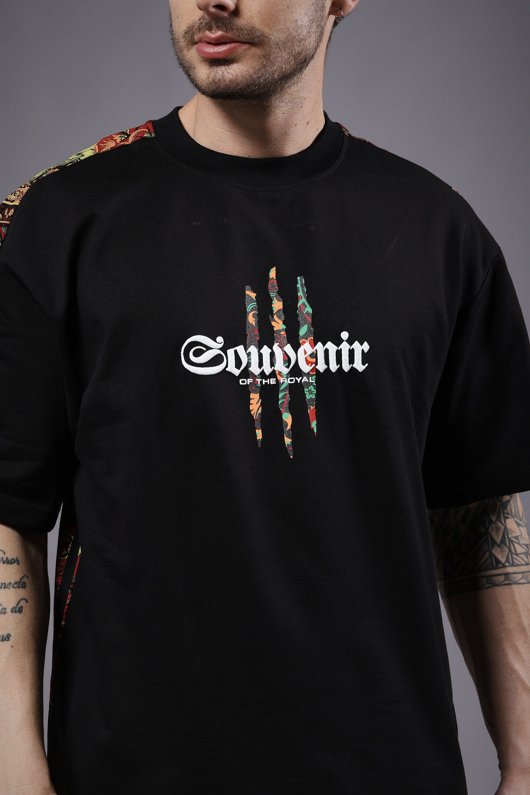 Souvenir Puff Printed Men Oversized Terry T-shirt