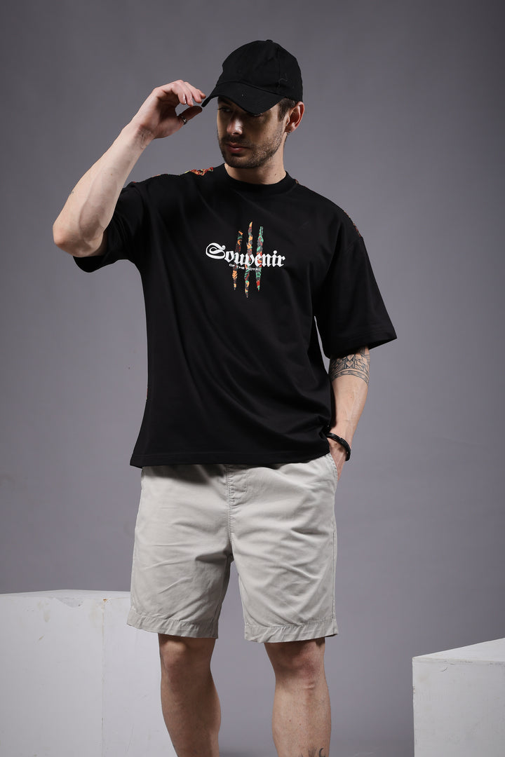Souvenir Puff Printed Men Oversized Terry T-shirt