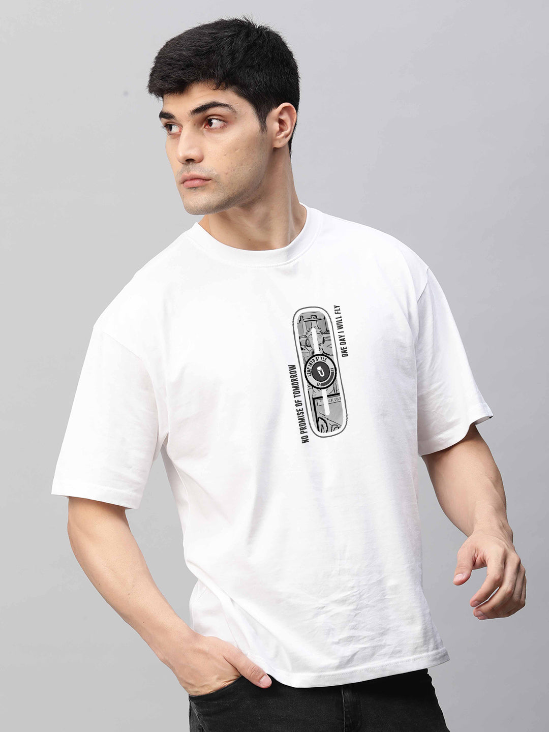 Street Vision Men Oversized Printed T-Shirt