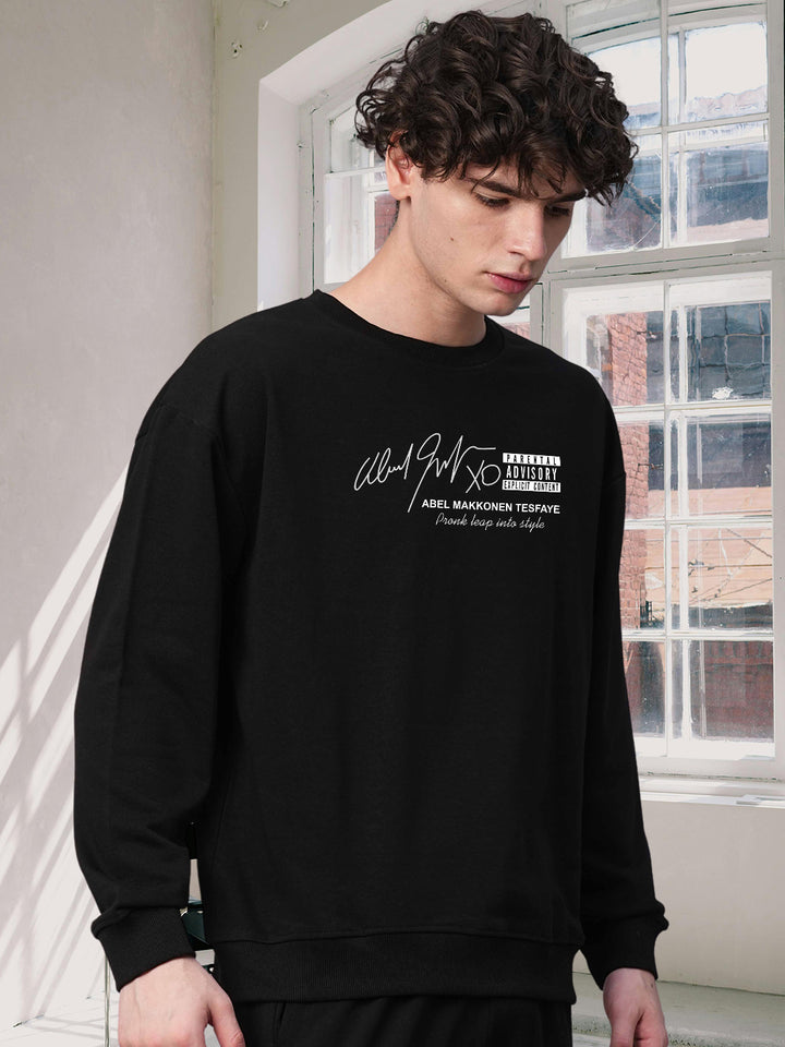 The Weekend Drop Shoulder Premium Terry Sweatshirt