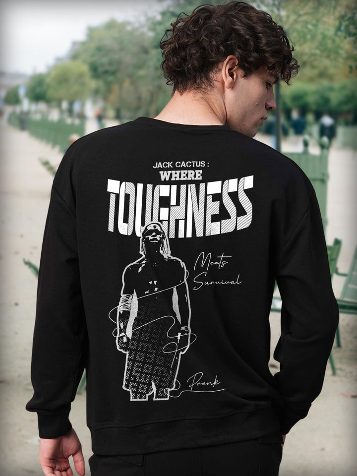 Thoughness Drop Shoulder Premium Terry Sweatshirt