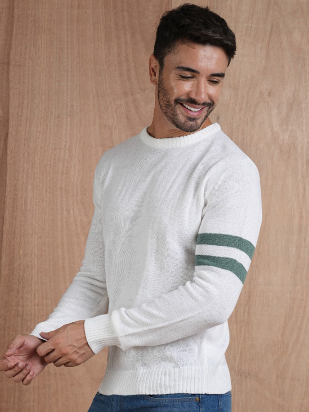 Classic Acrylic Knitted Pullover