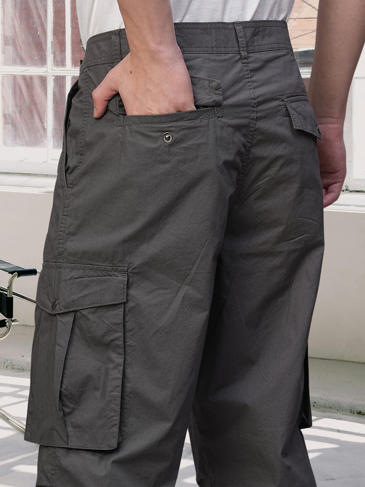 Parachute Pants For Men - Dark Grey